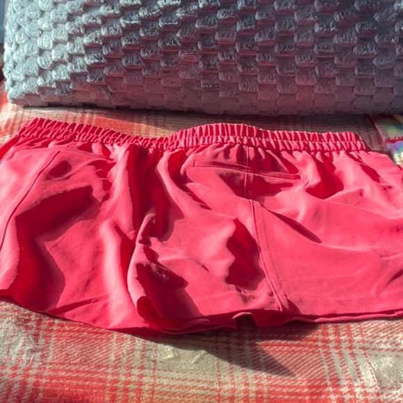 Red Drawstring Shorts - Picture 2 of 2